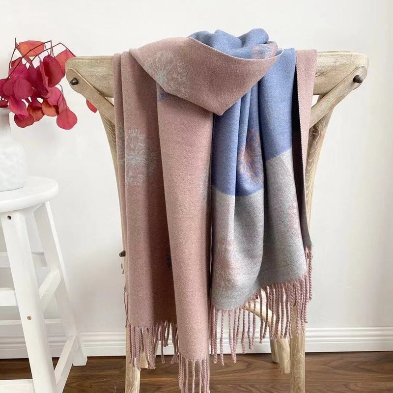 Khăn len Cashmere thời trang cao cấp cho nữ KLTT-WD003